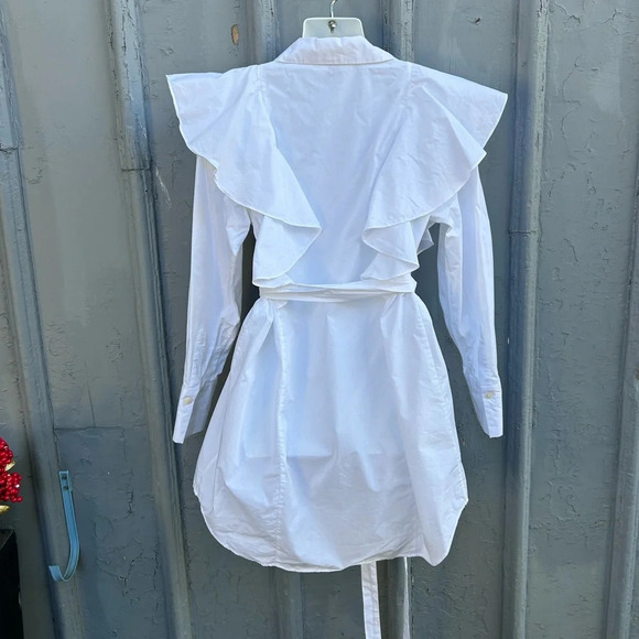 Ted Baker Sarelia Exaggerated Frill Shirt, Ted Size “3” (approx  size 8) - Picture 6 of 15